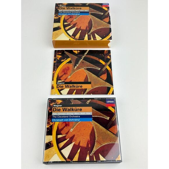 Vtg 1997 Wagner: Die Walkure The Cleveland Orchestra 4 CD Compact Disc Box Set B - Picture 11 of 12